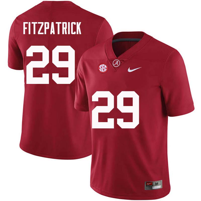 Men #29 Minkah Fitzpatrick Alabama Crimson Tide College Football Jerseys Sale-Crimson